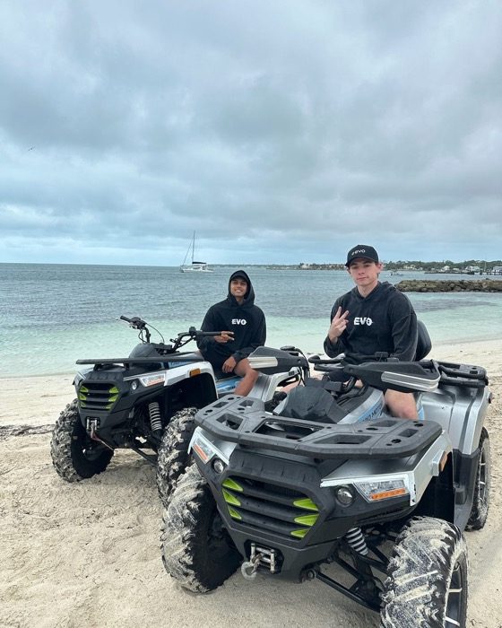 ATV beach ride